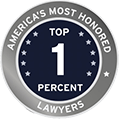America's Most Honored Lawyers Badge